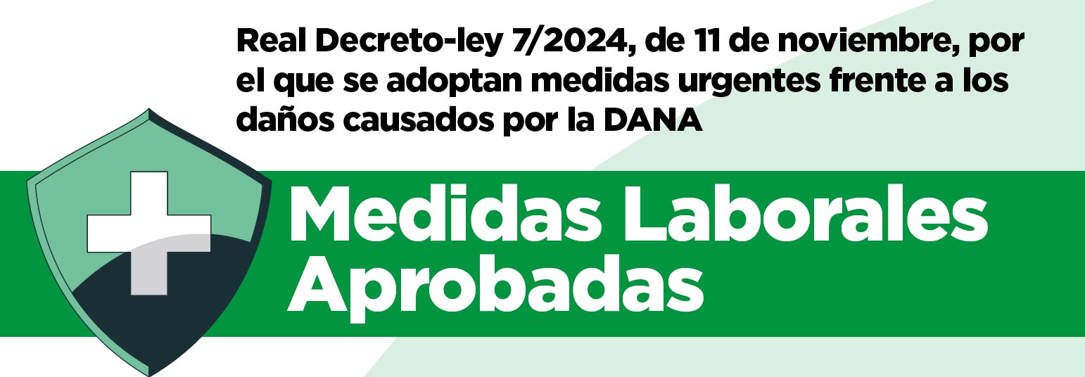 Publicado hoy en el BOE el segundo paquete de medidas adoptadas por el Gobierno ante los daños causados por la DANA