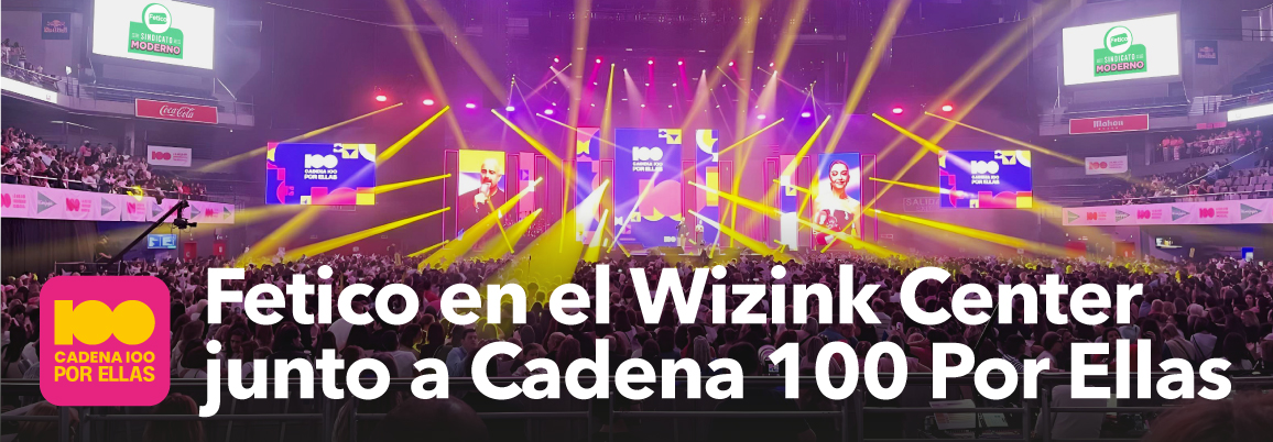 Éxito total de Fetico apoyando la investigación contra el cáncer de mama en el concierto benéfico CADENA 100 POR ELLAS