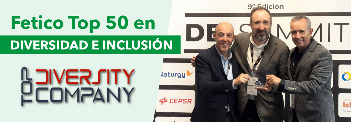  Fetico recibe prestigiosa certificación TOP50+ Organizaciones con mejores prácticas en Diversidad e Inclusión en la DEI Summit 2024