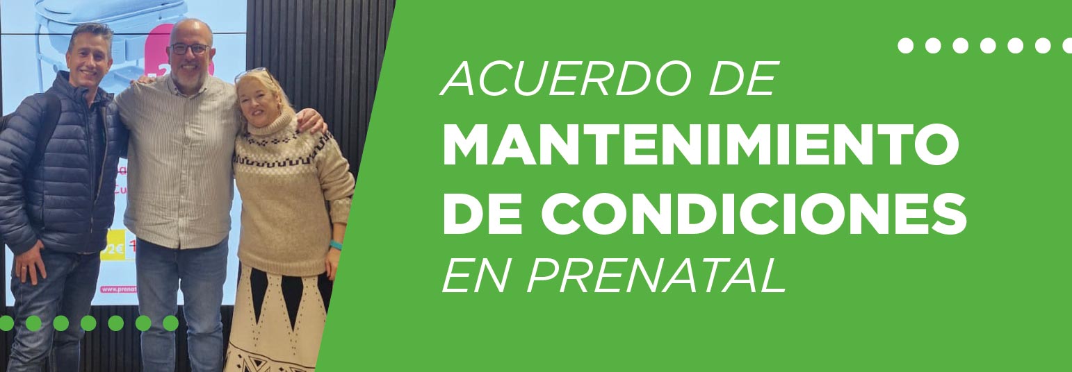 Fetico firma un acuerdo para el mantenimiento de condiciones laborales en Prenatal Retail Group