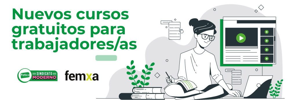 Fetico impulsa nuevos cursos gratuitos online junto a Femxa para personas trabajadoras de múltiples sectores